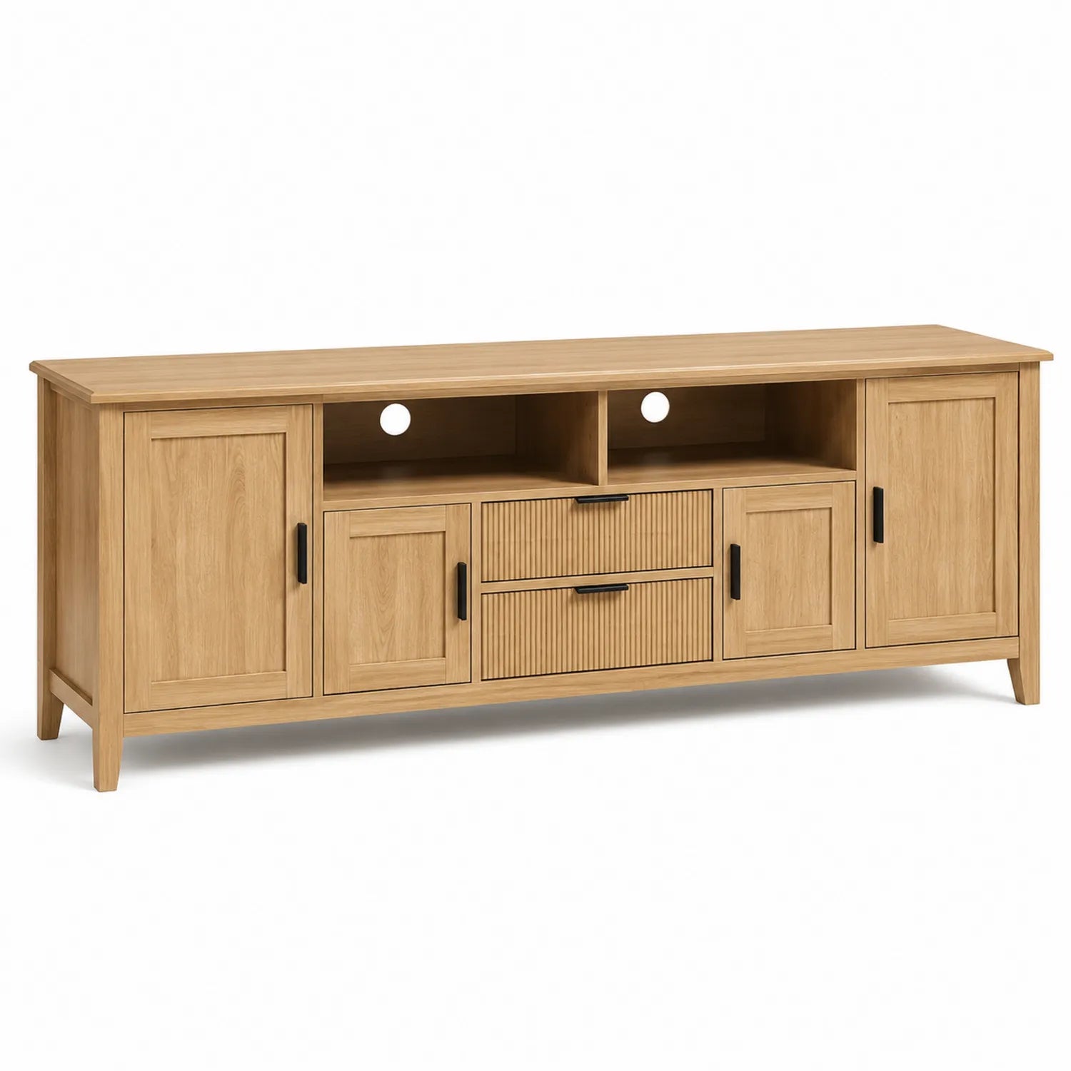 TV-Schrank Eichenholz 220x45x50 cm