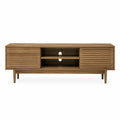 TV-Schrank aus Teakholz mit Regalböden 150x40x50 cm