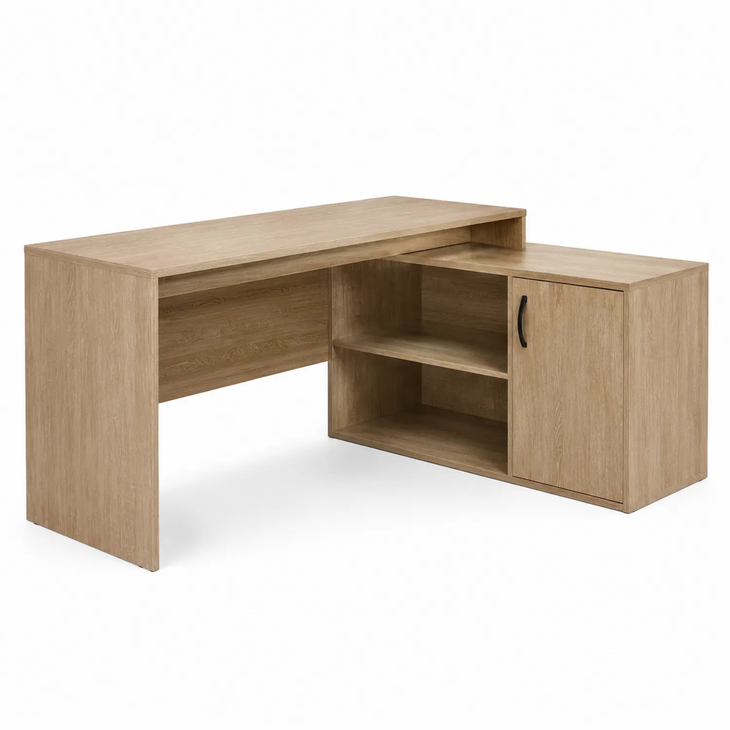 L-förmiger Eckschreibtisch aus Holz 140x120x75 cm